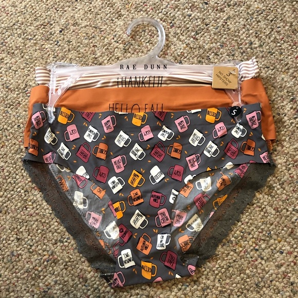π Rae Dunn THANKFUL Hipster Panties 3 Pack - Picture 2 of 12